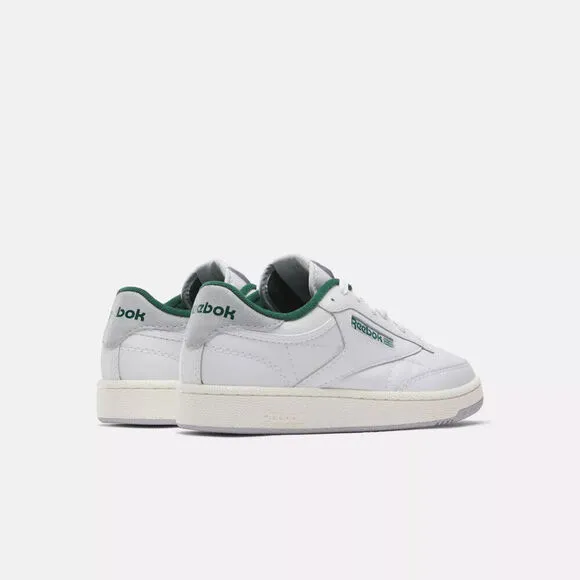 Reebok Club C 85 100032970 Sneakers Unisex White Green Leather Lace Up NR8657