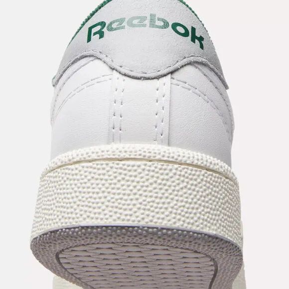 Reebok Club C 85 100032970 Sneakers Unisex White Green Leather Lace Up NR8657