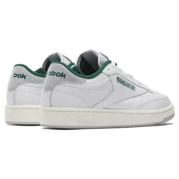 Reebok Club C 85 100032970 Sneakers Unisex White Green Leather Lace Up NR8977