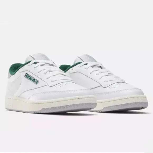 Reebok Club C 85 100032970 Sneakers Unisex White Green Lifestyle Shoes FD419