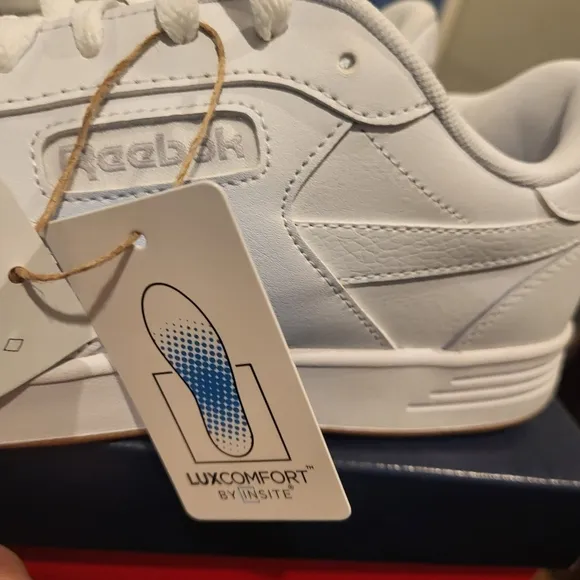 Reebok Court Advance Bold Sneaker Unisex Size 8 White LuxComfort Tennis  Shoes