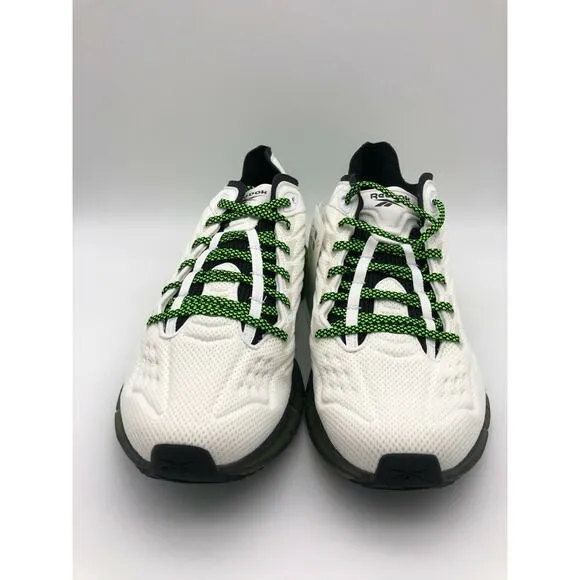 Reebok Men’s Zig Kinetica Running Shoes White/Solar Green FZ3101 Size 10