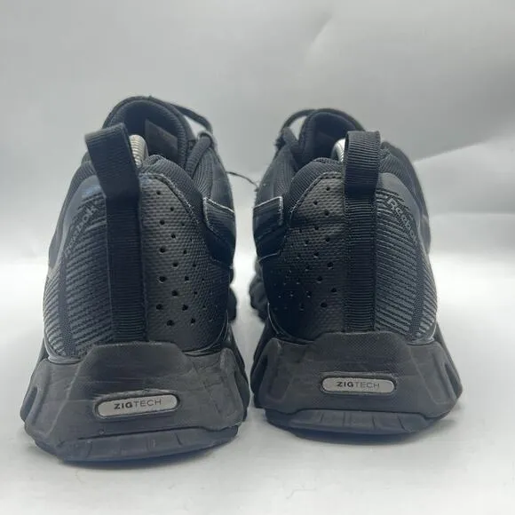 Reebok Mens ZigWild Trail 6 FX1433 Black Casual Running Shoes Sneakers Size 10