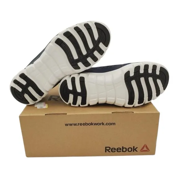 REEBOK NWT Men’s IOB Navy Blue Sneakers Alloy Size: 7.5 US UNISEX