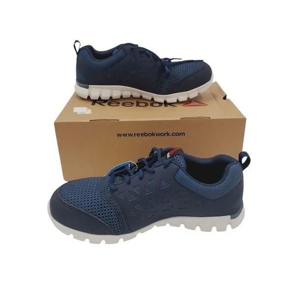 REEBOK NWT Men’s IOB Navy Blue Sneakers Alloy Size: 7.5 US UNISEX
