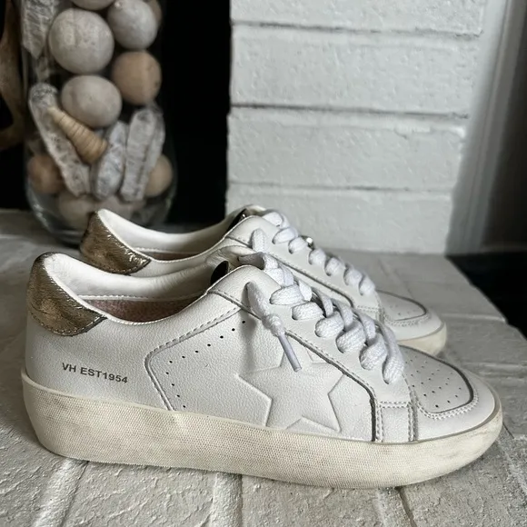 REFLEX WHITE GOLD Women's Sneakers by VintageHavana Size 6