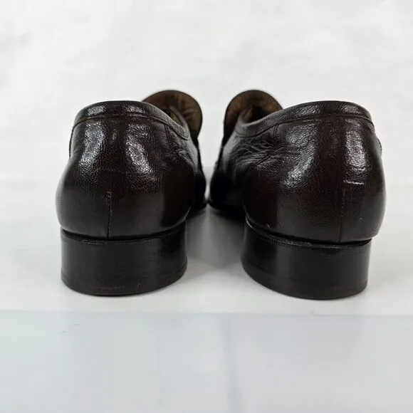 Regal Executive Club Dress Shoes Brown Leather Men's Size 11 D