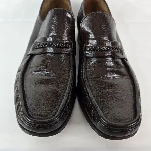 Regal Executive Club Dress Shoes Brown Leather Men's Size 11 D