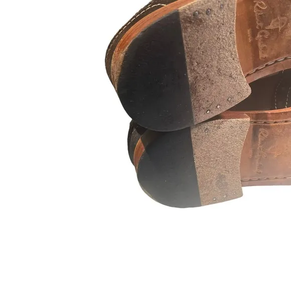Robert Graham Empire Brown Suede Tweed Wingtip Shoe Size Mens 10 Excellent