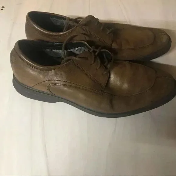 Rockport Brown Leather Men’s Dress Shoes Size 9.5