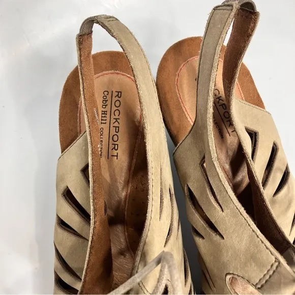 Rockport Cobb Hill sandals tan lace up sandals size 11