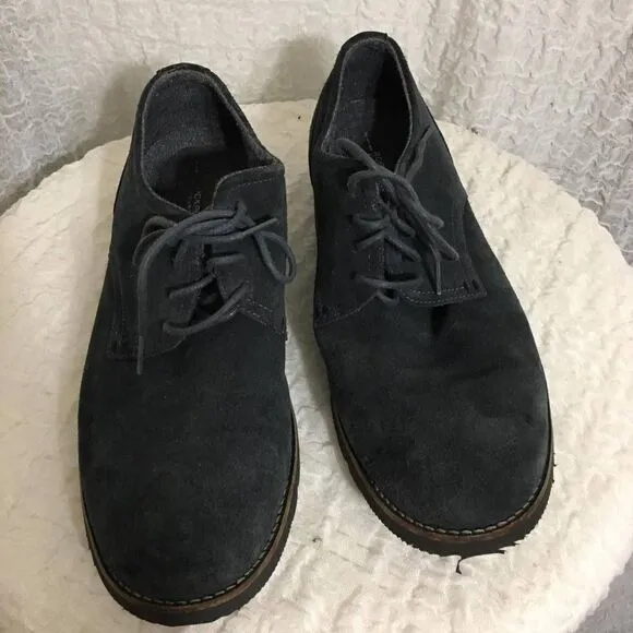 Rockport Grey Suede Oxford Shoes Size 11.5