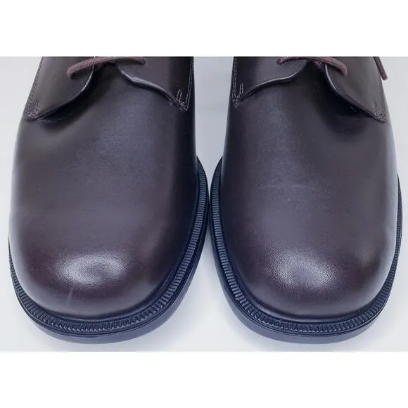 ROCKPORT Margin K71225 Men's 11 (?Wide) Lace Up Brown Leather Oxford Dress Shoes