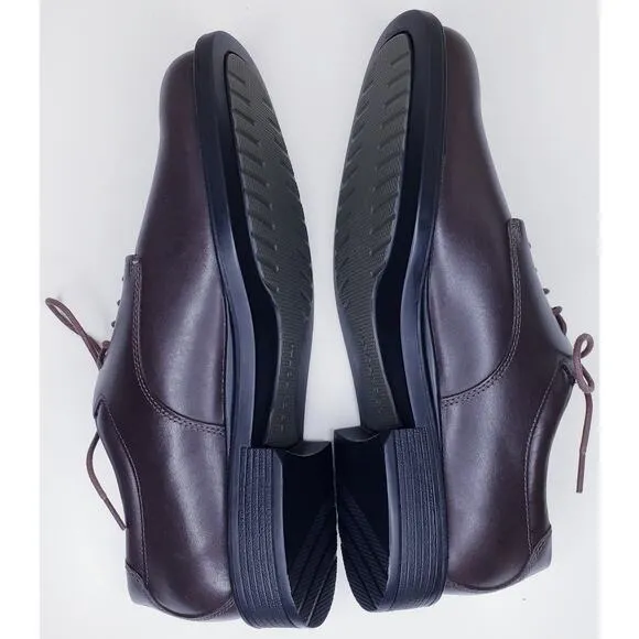 ROCKPORT Margin K71225 Men's 11 (?Wide) Lace Up Brown Leather Oxford Dress Shoes