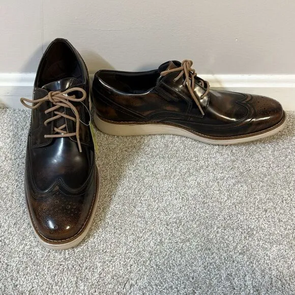 Rockport - Men's Total Motion Craft Wing Tip Walking Dress Shoes Size 12‎