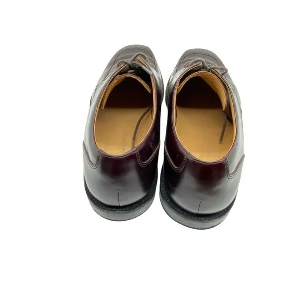 Rockport Oxford Dress Shoes Mens Walker Burgundy Grandpa Split Toe Size 8.5 M