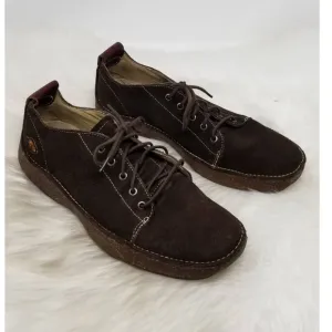 Roots Canadian Hayden Brown Suede Leather Sneakers Men's 9.5M