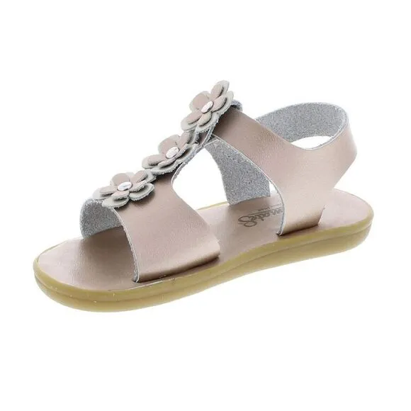 Rose Gold sandals footmates