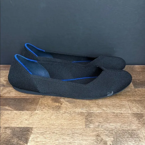 Rothy's Black Slip-On Flats Size 9.5