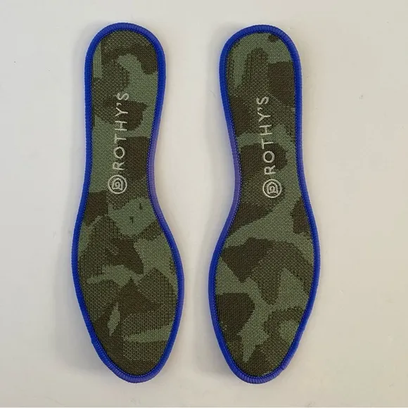 ROTHYS CAMO OLIVE GREEN PRINT KNIT THE LOAFER SLIP ON SHOES SIZE 11