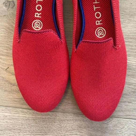 Rothys dark red size 5.5 woman’s flat loafers