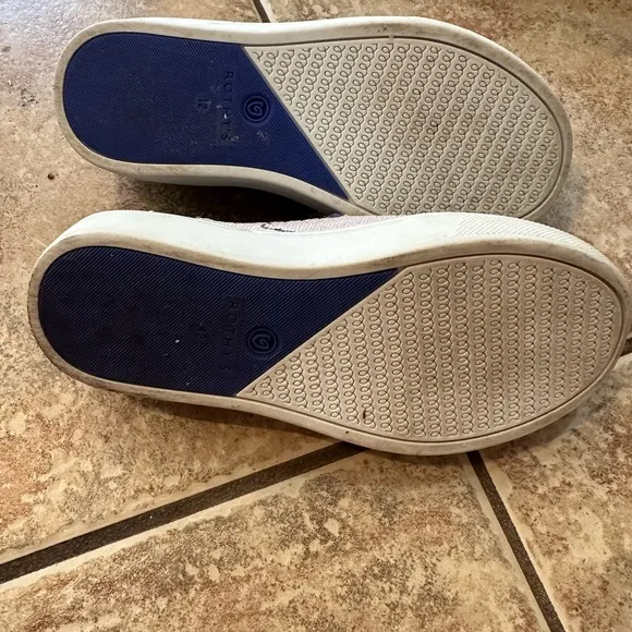 Rothy's Go Chase Slip On‎ Sneakers Cat &amp; Mouse Size 12 Retired pattern U…
