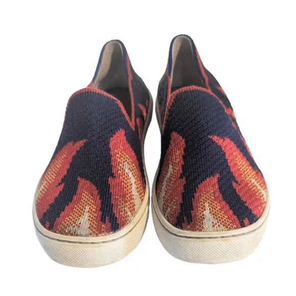 Rothy's Kids Flames Slip Ons Size 12