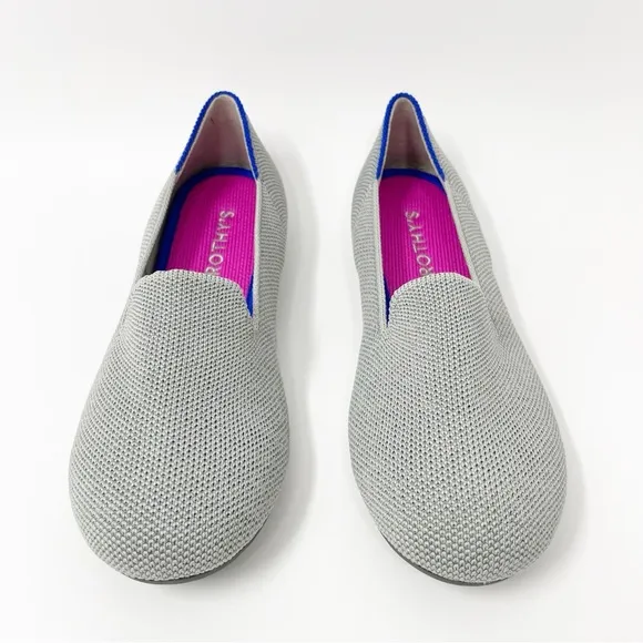 Rothy’s Kids Shiny Sparkly Loafer Iridescent Limited Edition Girls Flats