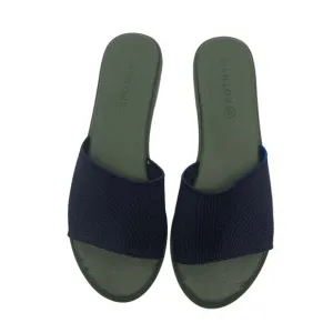 Rothy’s Maritime Navy Flats Sandals Women’s Size 9