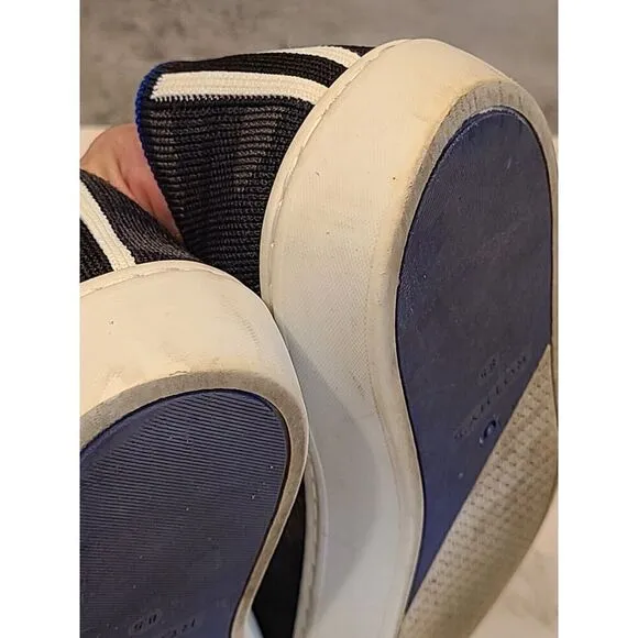 Rothys Shoes The Original Sneaker Womens Size 8.5 Gray/Knit Camo Slip On Comfort