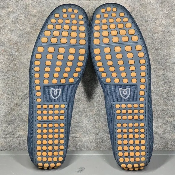 Rothy's The Driving Mens 12.5‎ Loafer Blue Knit Fabric Slip On Casual Shoes