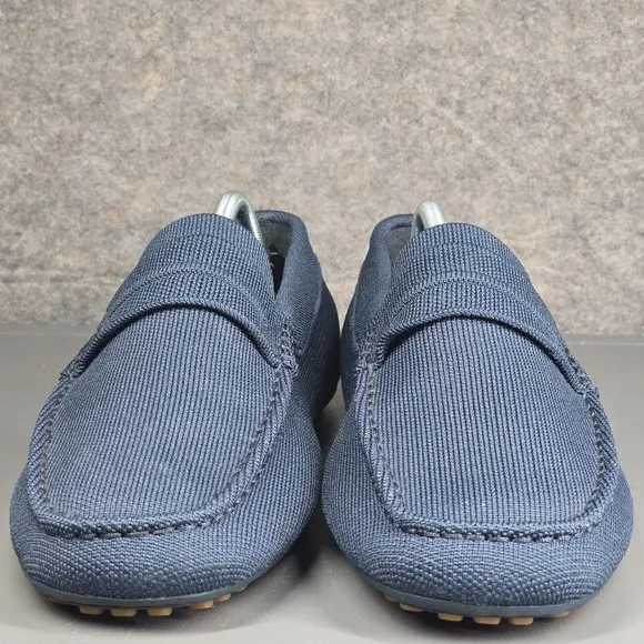 Rothy's The Driving Mens 12.5‎ Loafer Blue Knit Fabric Slip On Casual Shoes