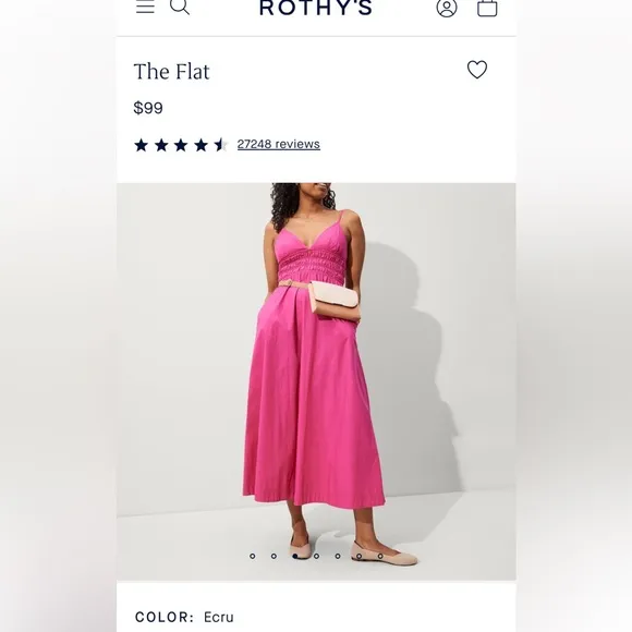 Rothy's The Flat in Ecru