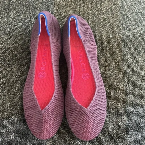 Rothy's The Flats Women's  Berry Lattice Stitch Slip On Shoes