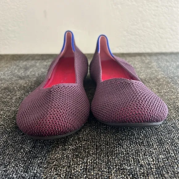 Rothy's The Flats Women's  Berry Lattice Stitch Slip On Shoes