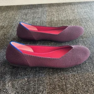 Rothy's The Flats Women's  Berry Lattice Stitch Slip On Shoes