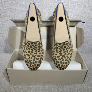 Rothys The Loafers Spotted Cheetah Print Round Toe Slip on Shoes Multiple Sizes