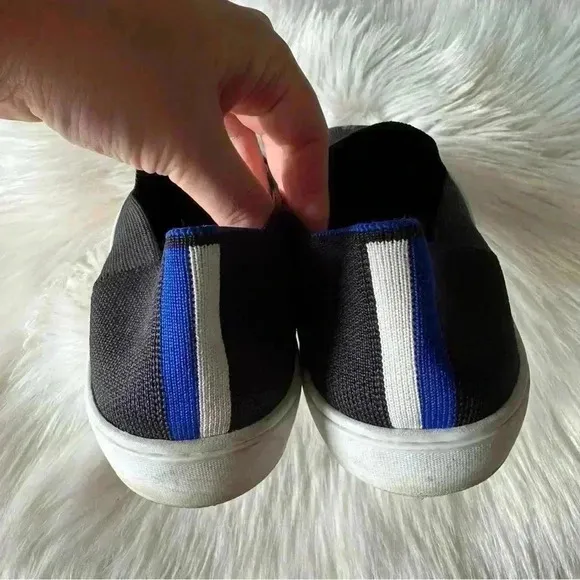 Rothy’s The Original Slip On Sneakers Shoes Sz 9 Black