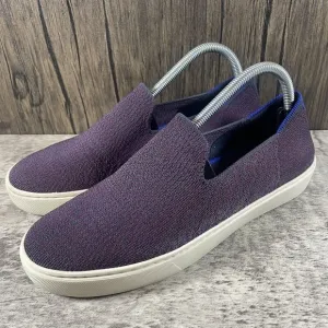Rothy's The Original Sneaker Fig Python Purple Slip On Shoes Women’s Size 9.5