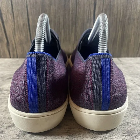 Rothy's The Original Sneaker Fig Python Purple Slip On Shoes Women’s Size 9.5