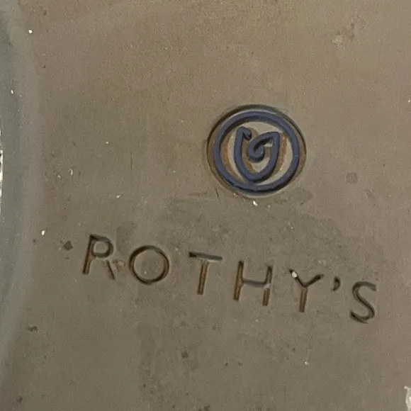 Rothy’s The Point Birdseye Women’s Size 7W Light Grey Flax Comfort Flats Shoes