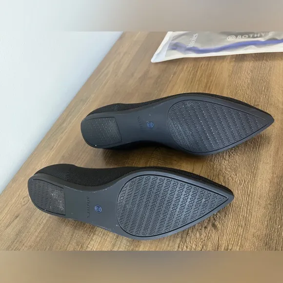 Rothy’s The Point Flats   Extra set of Unopened Insoles - Black Solid, size 9