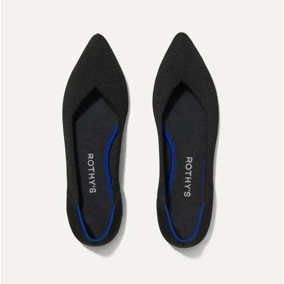 Rothy’s The Point Flats   Extra set of Unopened Insoles - Black Solid, size 9