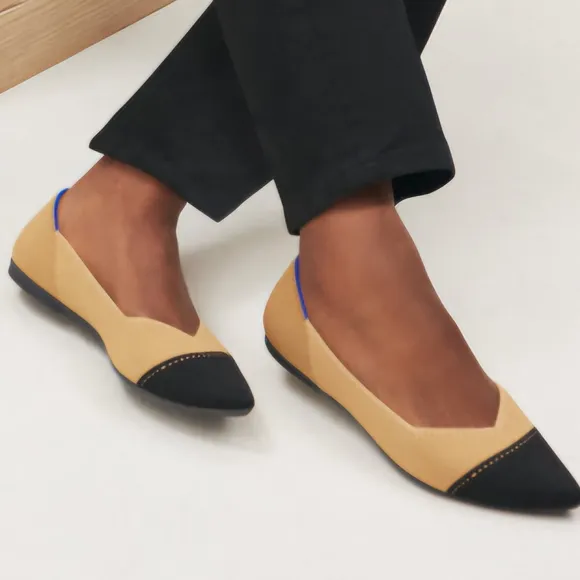 Rothy's The Point II In Camel Captoe