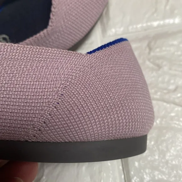 Rothy’s The Point Pink Flat Slip On Shoes Size 7.5