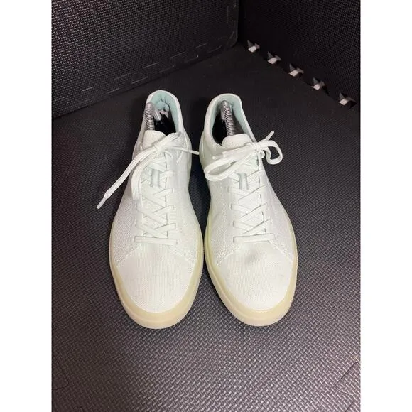 Rothy's The RS02 Sneaker Mint Green Knit Casual Lifestyle Lace Up Shoes Size 9.5