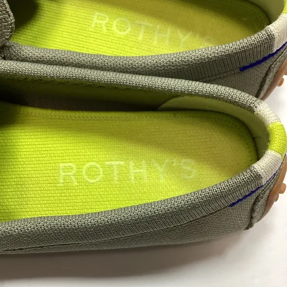 Rothy’s women’s martini olive green sage loafers