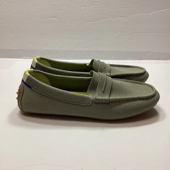 Rothy’s women’s martini olive green sage loafers