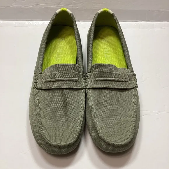Rothy’s women’s martini olive green sage loafers