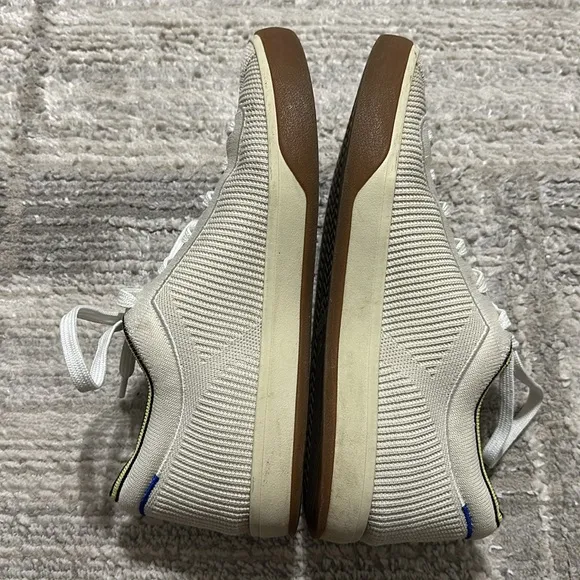 Rothy’s Women’s Sz‎ 9 Off White The Lace Up Sneakers